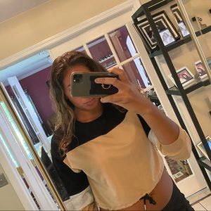 3 color block sweatshirt (no hood)